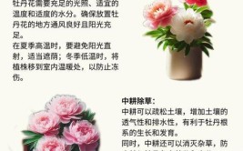 安然老师教你如何养好牡丹花