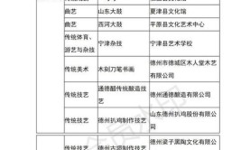 德州这些单位入选！优秀“山东手造”非遗工坊拟认定名单公示(公示认定名单入选单位)