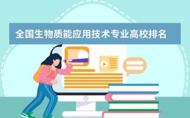 开设生物质能应用技术专业大学有哪些