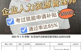 2024企业人力资源管理师有补贴吗