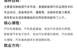 新能源短期专业——想转行创就业的成年人看过来(新能源转行汽车专业人看)