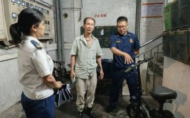 持续亮剑！茂名滨海新区消安办开展电动自行车专项夜查行动(电动自行车停放客户端防火门居民)