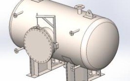 solidworks机械设计之压力容器管路的绘制(管路点选绘制压力容器再点)