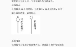 分液漏斗和长颈漏斗的区别