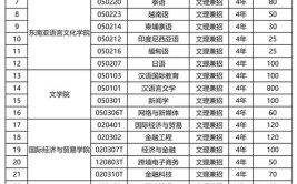 2024年广西外国语学院开设了哪些专业