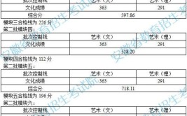 艺术类录取控制分数线是如何确定的