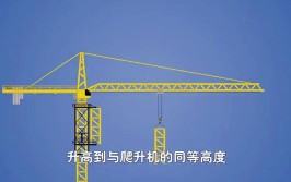 比建筑还高的百米塔吊是怎么搭建升高司机是怎么上去和下来的