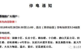 6月28日尉氏乡镇这些地方停电(停电尉氏改造庄村时间)