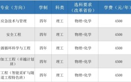 武汉工程大学2024年招生专业及选考科目要求