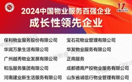 2024中国物业服务百强企业研究报告