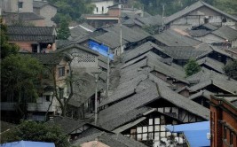 重庆市江津区吴滩镇(赶场老街麻将雨伞高粱酒)