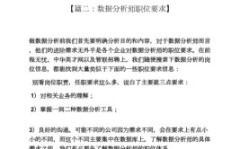 数据分析师工作主要负责什么