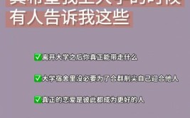 真希望在大学时有人能劝我做这件事。