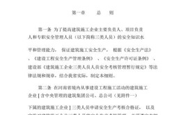 建筑施工企业综合类专职安全生产管理人员C3考核大纲