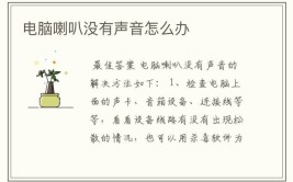 小喇叭有红叉，别的方法不管用，看这里(更新小喇叭声音不管用电脑)