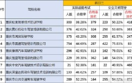 2022年3月安徽驾校培训质量排名结果公布(驾校培训质量结果公布排名)