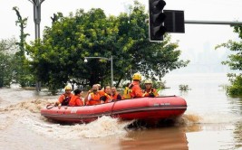 浛洸镇已淹至二楼→(防汛水位洪水救援应急)