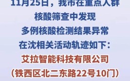 沈阳疾控发布11月27日紧急健康提醒（一）（二）（三）(核酸检测社区新区人员)