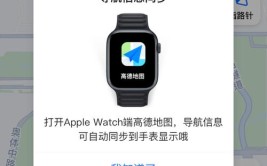 赶紧下载！高德地图上线Apple Watch版：导航更方便了(导航地图手表上线更方便)