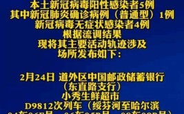 哈尔滨市新增95例本土新冠病毒阳性感染者 活动轨迹公布(平房超市小区生鲜换乘)