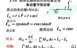 角动量守恒定律表达式是什么