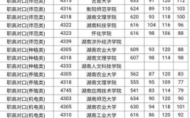 湖南省2021年普通高校招生本科批职高对口类平行一志愿投档分数线公布