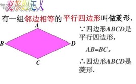 菱形是平行四边形吗