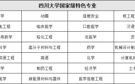 四川大学王牌专业是什么