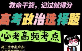 高中政治如何拿高分