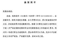 大学通报批评会进档案吗