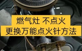 自己就能恢复！(燃气灶点火着火打火电针)