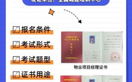 在哪里报考物业经理证书怎么报名