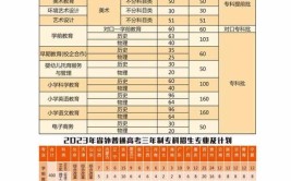 石家庄幼儿师范高等专科学校2023年在贵州各专业招生人数