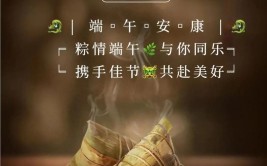 端午节发朋友圈文案