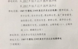 山东德州供电公司：供电线路检修公告(庄村停电引线影响临时)