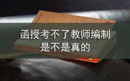 函授考不了教师编制吗