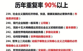 成考专升本必备政治考点有哪些