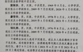 仪陇发布一批干部任前公示(汉族现职仪陇中共人选)