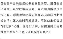 问后｜200米道路计划修5年？提速！(道路计划业主提速建设单位)