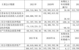 ST九有：2021年亏损8119.77万元(万元亿元公司百分点下降)