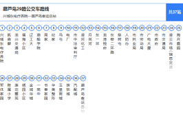 葫芦岛兴城最新公交线路大全(可以使用城市火车站票价异地)