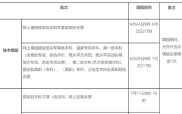 2021年江西高考什么时候开始填报志愿?