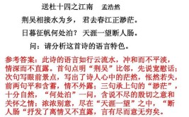 送杜十四之江南翻译及赏析