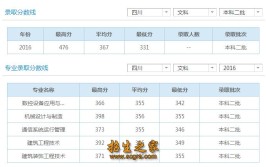 多少分能被四川信息职业技术学院录取