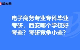 电子商务的学生考研可以考什么方向