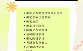 对准备跨考心理学的学生有什么忠告