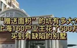 上海160户业主泪奔！500万买的别墅竟被贴上拆违通告单(业主贴上别墅通告天井)