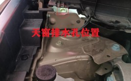 请检查这些排水孔(排水漏水汽车天窗疏通)