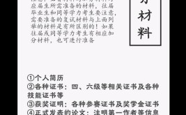 往届生考研需要准备什么材料