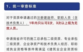 资质申请通过的注册建造师职称人员认可3次以上视为无效人员